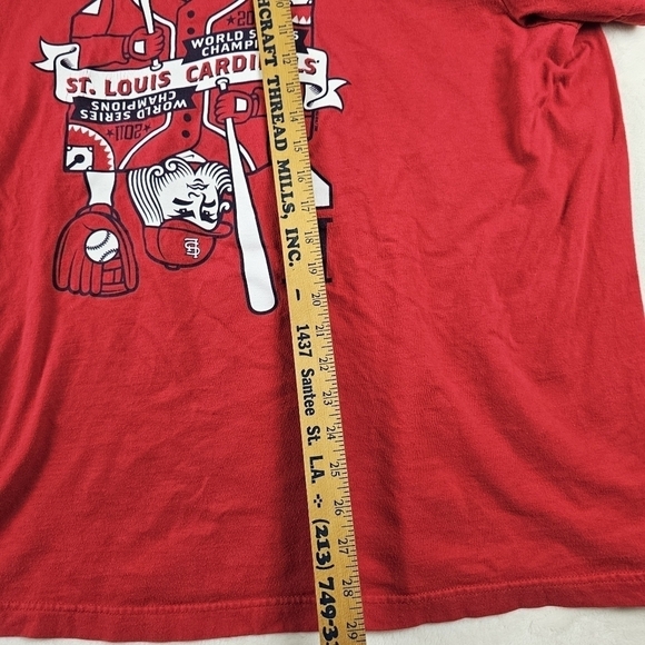 Nike  St. Louis Cardinals red TShirt 2XL Playing Cards Men’s MLB Baseball - Picture 3 of 8